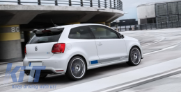 Spoiler de techo para VW Polo 6R 6C Mk6 2009-2017 WRC Look Portón trasero-image-6030798