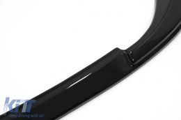 Spoiler d'extension de lèvre avant pour VW Golf 8 2020+ Norme Noir brillant-image-6089803