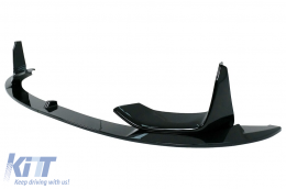 Spoiler labbro paraurti anteriore per BMW F80 M3 F82 M4 F83 M4 14-19 CS Look Nero-image-6083012