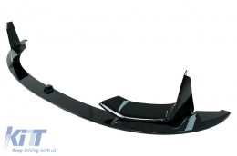 Spoiler labbro paraurti anteriore per BMW F80 M3 F82 M4 F83 M4 14-19 CS Look Nero-image-6083013