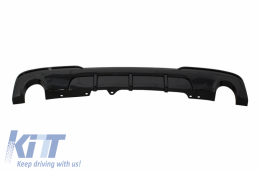 Spoiler Lip per BMW 5 F10 F11 15-17 M-Perform Coperture Specchi Diffusore Nero-image-6056519