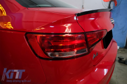 Spoiler Maletero para Audi A4 B9 Sedan 2016+ Alerón Negro Brillante-image-6074680