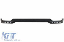 Spoiler Paraurti Anteriore LED Estensione per Mercedes W463 89-17 Nero-image-6039125