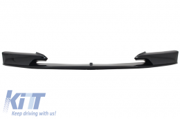 Spoiler paraurti anteriore per BMW 3 F30 Berlina F31 Touring 2011+ M Look Nero lucido-image-6025525