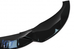 Spoiler paraurti anteriore per BMW X3 G01 X4 G02 2018-2020 M Sport nero lucido-image-6100488