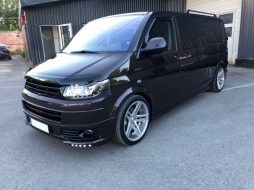 Spoiler paraurti LED DRL per VW Transporter Multivan Caravelle T5 T5.1 Facelift-image-6030916