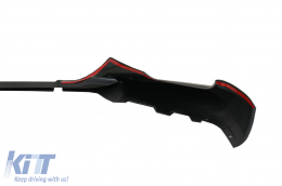 Spoiler Paraurti per BMW Serie 5 G30 G31 Limousine Touring 17+ M5 Look nero-image-6076013