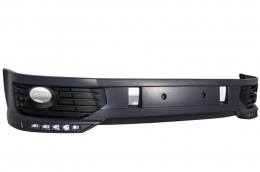 Spoiler pour VW Transporter Multivan Caravelle T5 T5.1 Facelift 10-15 LED DRL--image-5994009