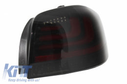 Spoiler tetto per AUDI A3 8P Hatchback 03-08 Luci Fanale LED Dynamic RS 3 Doors--image-6046478