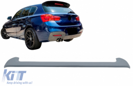 Spoiler tetto per BMW Serie 1 F20 2011-2019 M-Tech Design non verniciato-image-6084607