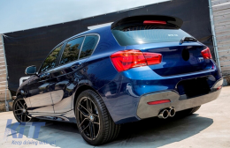 Spoiler tetto per BMW Serie 1 F20 2011-2019 M-Tech Design non verniciato-image-6084608