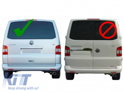 Spoiler tetto per VW Transporter Multivan Caravelle T5 T5.1 03-15 Sportline Look-image-5990640