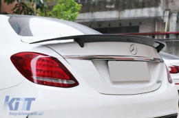 Spoiler tronco per Mercedes Classe C W205 2014-2020 GTS Look Nero lucido-image-6048836