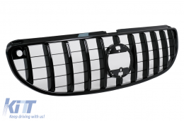 Sport Grill Maske Kühlergrill für Smart ForTwo C453 A453 Coupe Cabrio 2014-2019 GTR-Design-image-6105922