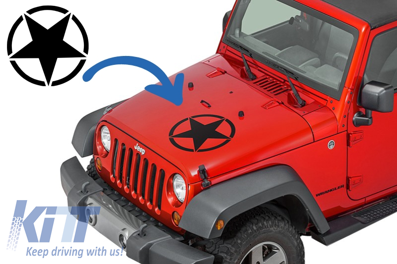 Sticker Star Universal suitable for Jeep Wrangler JK Truck or
