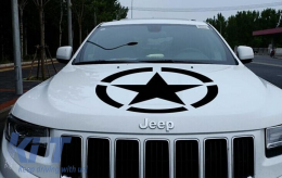 Sticker Star Universal suitable for Jeep Wrangler JK Truck or Other Cars Black-image-6023870