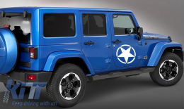 Sticker Star Universal suitable for Jeep Wrangler JK Truck or Other Cars White-image-6023861