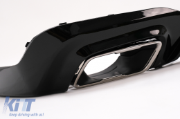 Stoßstange Diffusor Chrom Endrohre für BMW 2er F44 Gran Coupé 2020+ M235i Design-image-6094583