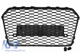 Stoßstange diffusor für Audi A6 4G Facelift 15-18 Auspuff Kühlergrill RS6 Look-image-6055629