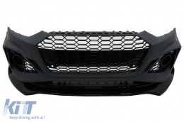 Stoßstange für Audi A5 F5 MOPF 2020+ Kühlergrill Unterlippe Racing Look PDC SRA-image-6098888