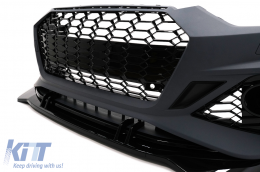 Stoßstange für Audi A5 F5 MOPF 2020+ Kühlergrill Unterlippe Racing Look PDC SRA-image-6098894