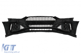 Stoßstange für Audi A5 F5 MOPF 2020+ Kühlergrill Unterlippe Racing Look PDC SRA-image-6098898