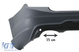 Stoßstange für Mercedes C-Klasse S204 Kombi 5-Türer 07-14 C63 Design PDC Diffusor-image-6086762