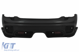 Stoßstange für MINI ONE III F56 3D 2014+ JCW Design Pipe Twin Exhaust Tip Auspuff-image-6102609