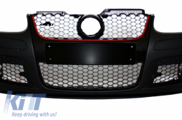 Stoßstange Scheinwerfer für VW Golf 5 V 03-07 Jetta 05-10 GTI Look Kühlergrill-image-6043282