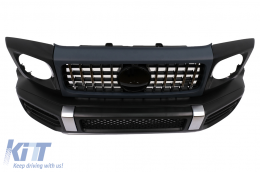 Stoßstangen für Mercedes G-Klasse W463 MOPF 18+ G63 Look Kühlergrill Radkästen-image-6105013