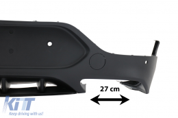 Stoßstangen Luftverteiler für Mercedes GLC Coupe C253 15-18 GLC63 Look-image-6087854