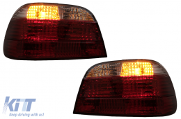 Tail Lights suitable for BMW 7 Series E38 (06.1994-07.2001) Red Clear-image-6083961