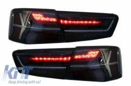 Taillights Full LED suitable for Audi A6 4G C7 Limousine (2011-2014) Smoke Facelift Design with Sequential Dynamic Turning Lights-image-6042106