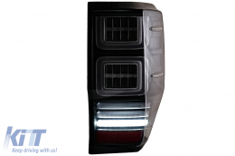 Taillights LED suitable for Ford Ranger (2012-2018) Clear with Sequential Dynamic Turning Lights-image-6068785