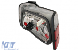 Taillights suitable for BMW 3 Series E36 Sedan (12.1990-1998) Red Clear-image-6085911