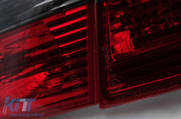 Taillights suitable for BMW 3 Series E46 Touring (1999-2005) Red Smoke-image-6092627