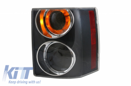 Taillights suitable for Land Range Rover Vogue III L322 (2002-2009) Halogen Bulb Supercharged Design Facelift Smoke Edition-image-6039139