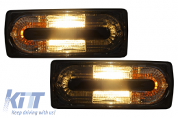 Taillights suitable for Mercedes G-Class W463 G55 Design (1989-2015) Black Smoke Edition-image-6024209