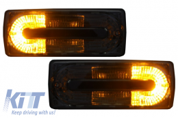 Taillights suitable for Mercedes G-Class W463 G55 Design (1989-2015) Black Smoke Edition-image-6024210