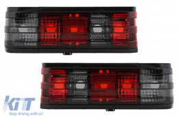 Taillights suitable for Mercedes W201 190 (1982-1993) Red Smoke - TLMBW201RS