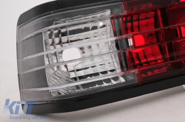 Taillights suitable for Mercedes W201 190 (12.1982-05.1993) Red White Clear-image-6096238