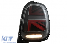 Taillights suitable for MINI ONE F55 F56 F57 3D 5D Convertible (2014-2018) JCW Design Red Smoke-image-6056136