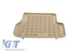 Tapis Sol Caoutchouc Beige pour AUDI A6 C7 4G 11-18 A7 4G Sportback Sans odeur-image-6007910