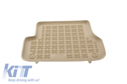 Tapis Sol Caoutchouc Beige pour AUDI A6 C7 4G 11-18 A7 4G Sportback Sans odeur-image-6007911