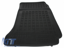 Tapis Sol Caoutchouc Pour Mercedes C-Class W204 07-14 Rubber Noir Sans Odeur--image-5999531