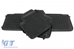 Tappetino Gomma Nero per Ford GALAXY I 95-06 Seat Alhambra I VW Sharan I 95-10--image-6069769