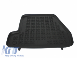 Tappetino in gomma nero per Ford Focus 3 11-18 Inodore Bordo maggiorato Dedicato-image-5999500