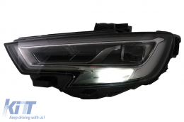 
Teljes LED első lámpa Audi A3 8V facelift előtti (2013-2016) modellekhez, Xenon dizájn, dinamikus Irányjelzők-image-6082473