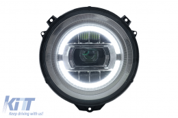 
Teljes LED első lámpa MERCEDES G-osztály W463 (2005-2017) modellekhez, króm, Facelift 2018 dizájn, dinamikus indításfény-image-6081235
