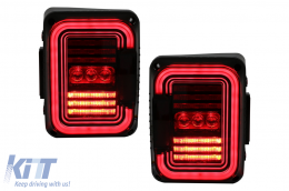 
Teljes LED hátsó lámpa JEEP Wrangler JK (2007-2017) modellekhez, füst szín-image-6080635